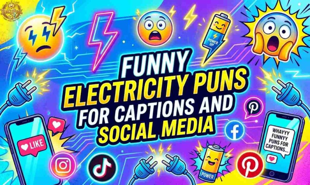 Funny Electricity Puns for Captions and Social Media
