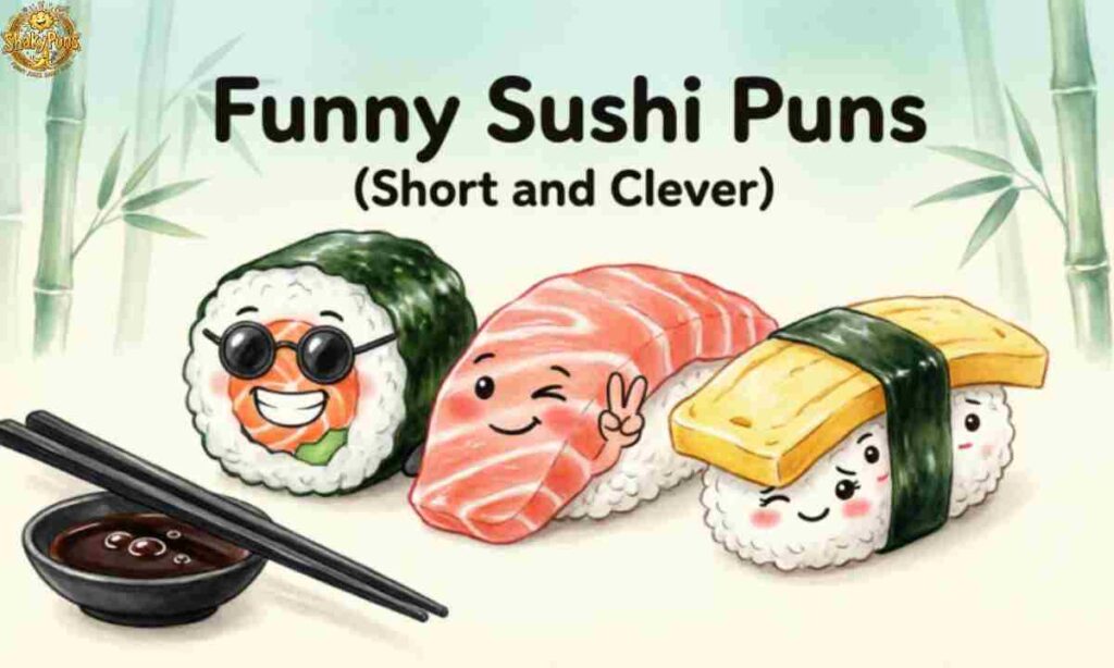 Funny Sushi Puns (Short and Clever)