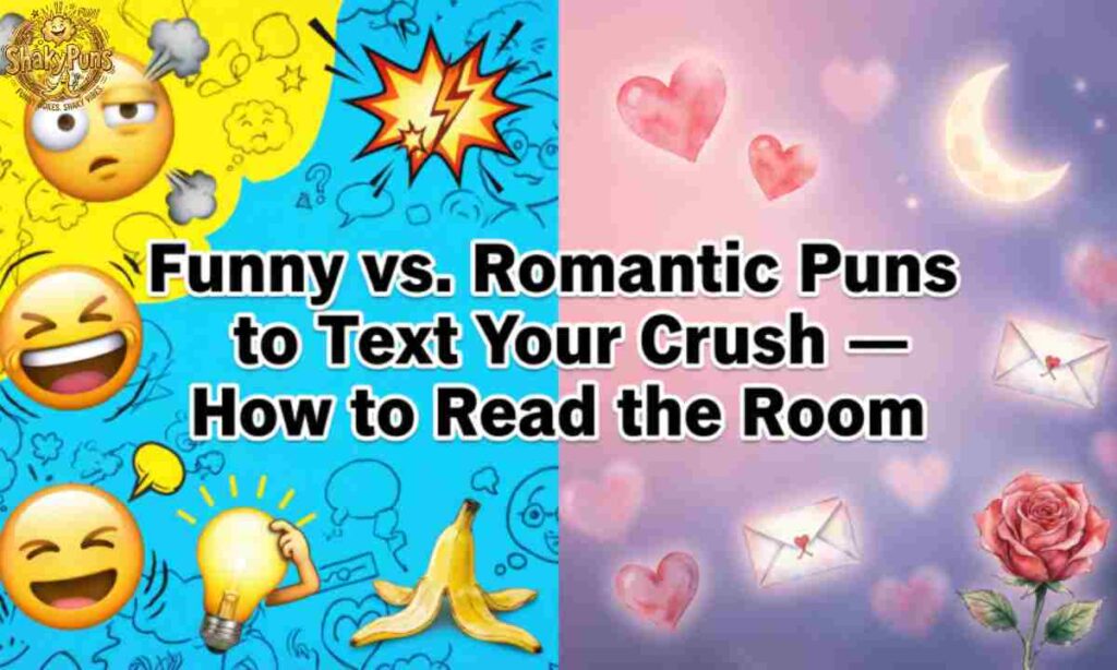 Funny vs. Romantic Puns to Text Your Crush — How to Read the Room