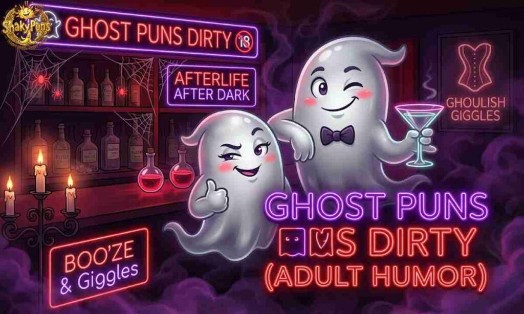 Ghost Puns Dirty (Adult Humor)