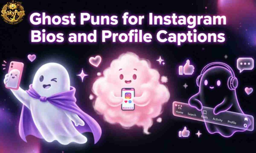 Ghost Puns for Instagram Bios and Profile Captions