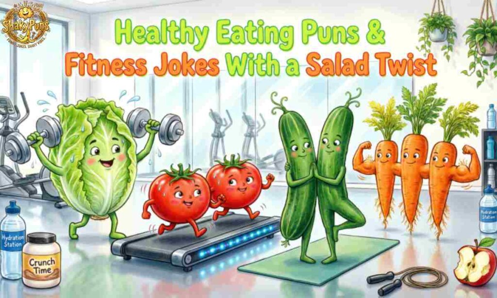 Healthy Eating Puns & Fitness Jokes With a Salad Twist