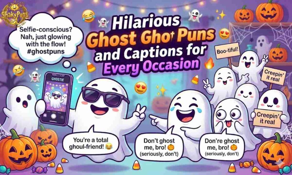 Hilarious Ghost Puns and Captions for Every Occasion