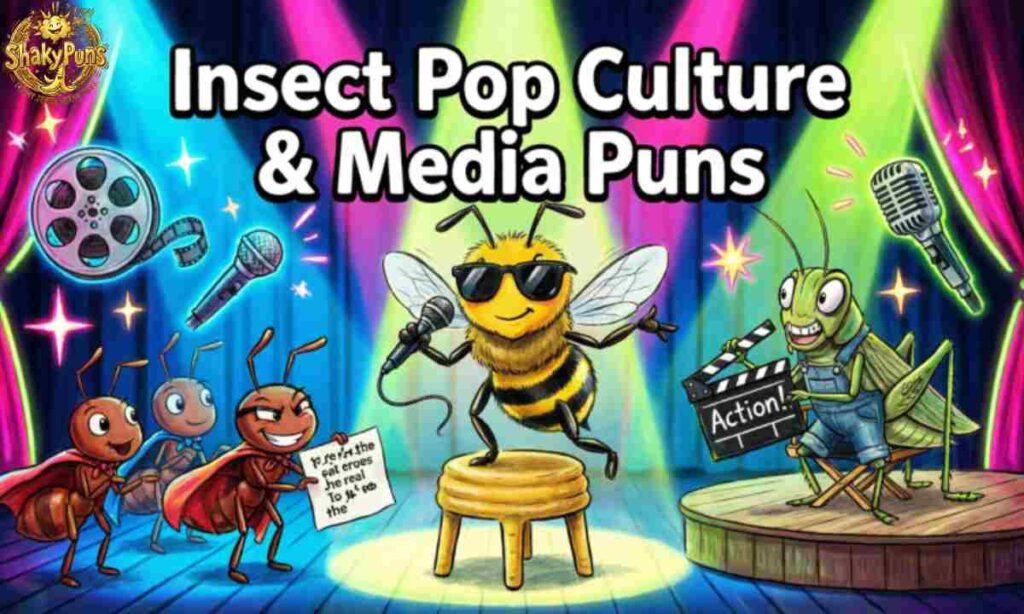 Insect Pop Culture & Media Puns