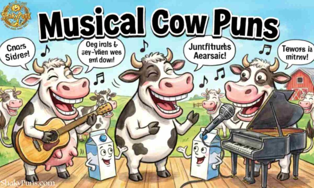 Musical Cow Puns