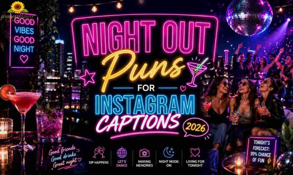 Night Out Puns for Instagram Captions