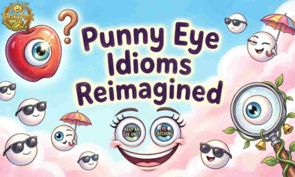 Punny Eye Idioms Reimagined