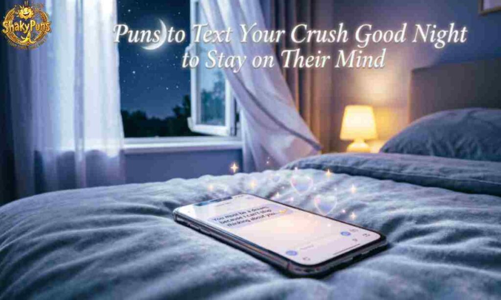 Puns to Text Your Crush Good Night to Stay on Their Mind