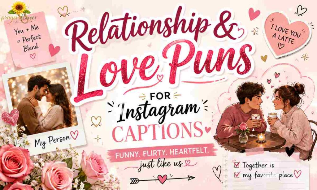 Relationship & Love Puns for Instagram Captions