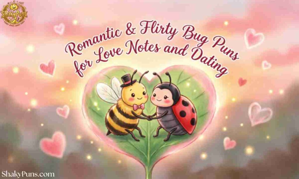 Romantic & Flirty Bug Puns for Love Notes and Dating