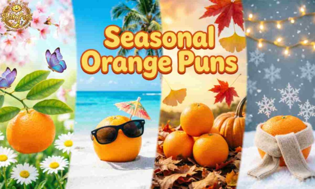 Seasonal Orange Puns