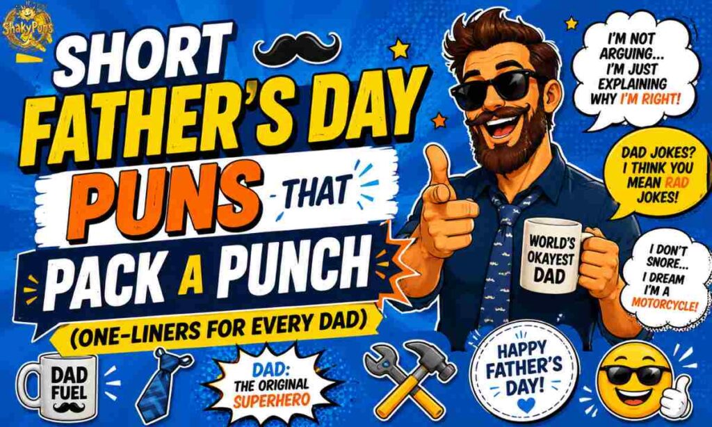 Short Father's Day Puns That Pack a Punch (One-Liners for Every Dad)
