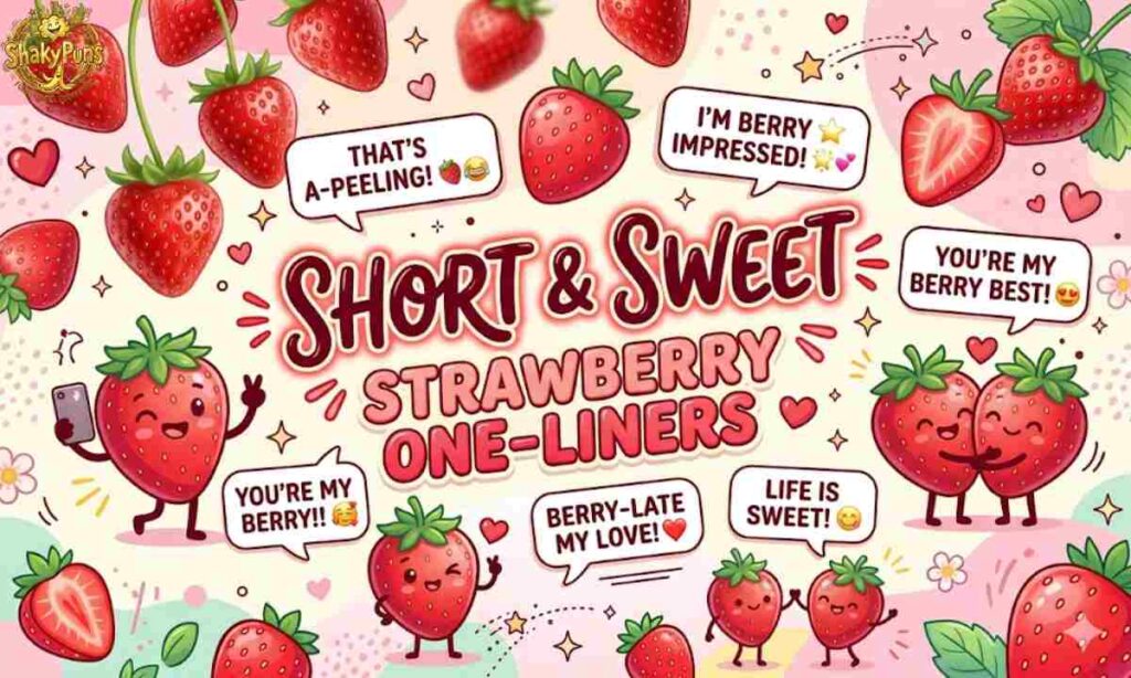 Short & Sweet Strawberry One-Liners