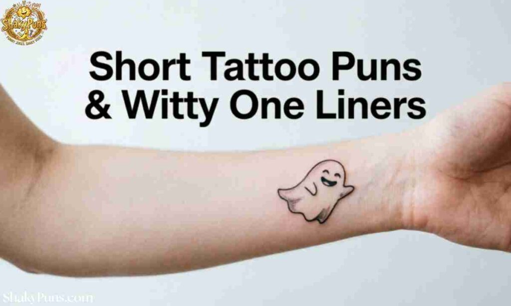 Short Tattoo Puns & Witty One Liners