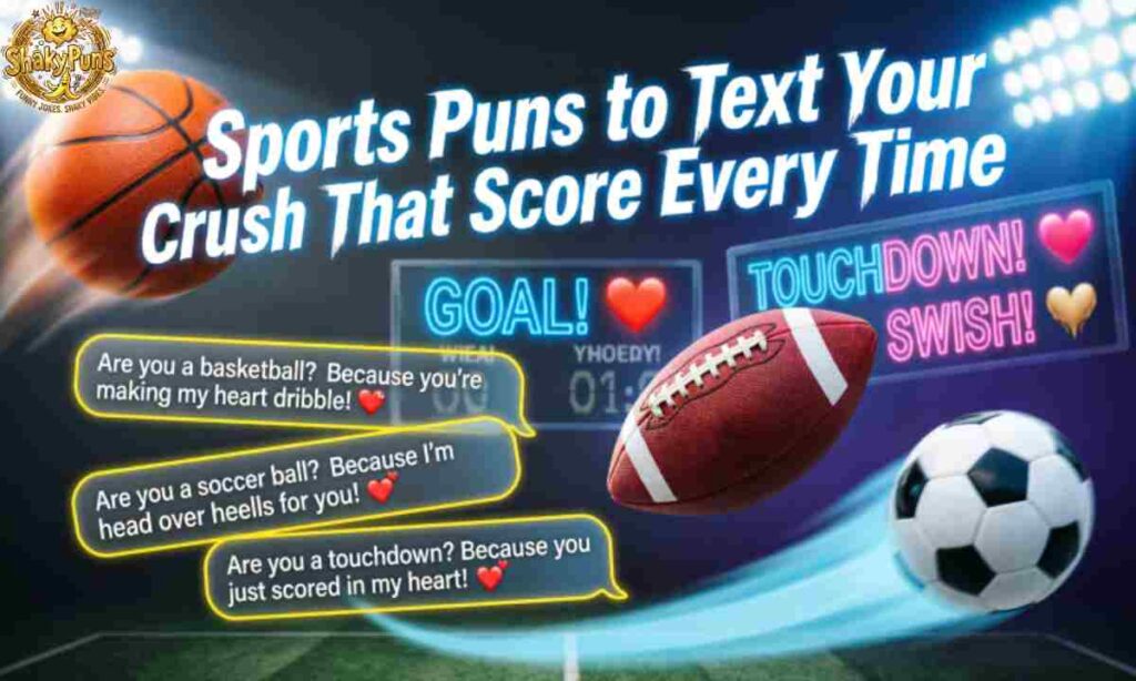 Sports Puns to Text Your Crush That Score Every Time