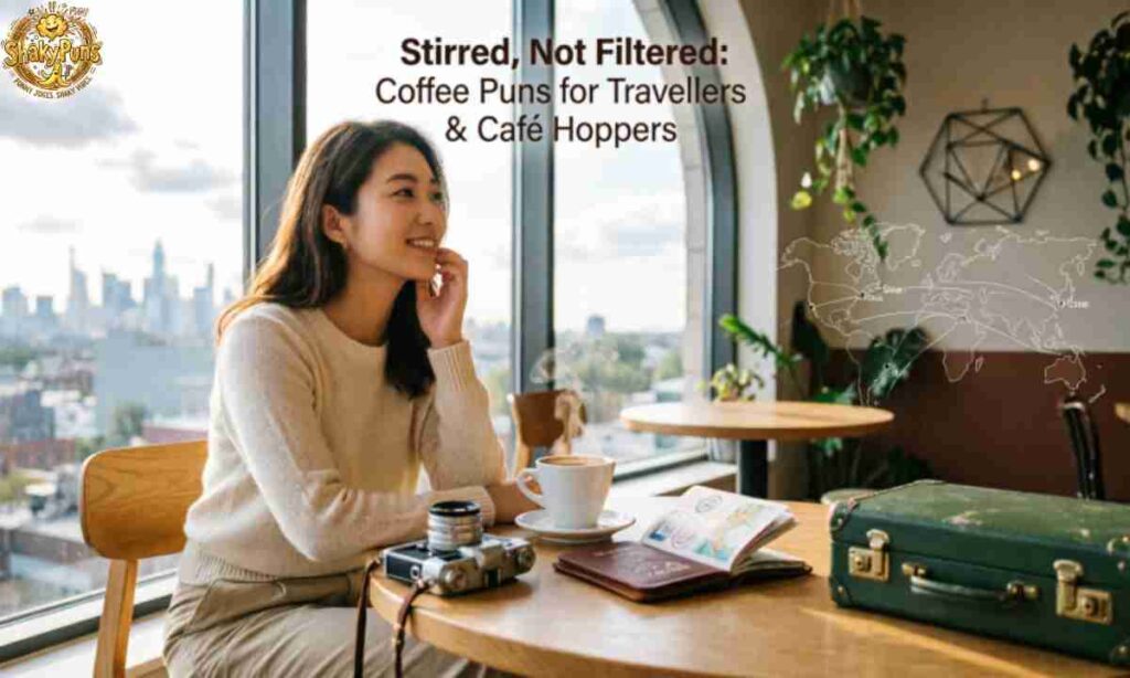 Stirred, Not Filtered Coffee Puns for Travellers & Café Hoppers