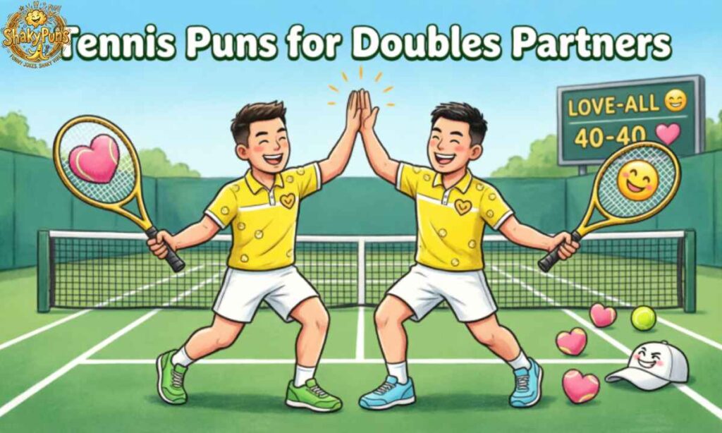 Tennis Puns for Doubles Partners