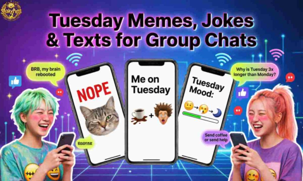 Tuesday Memes, Jokes & Texts for Group Chats