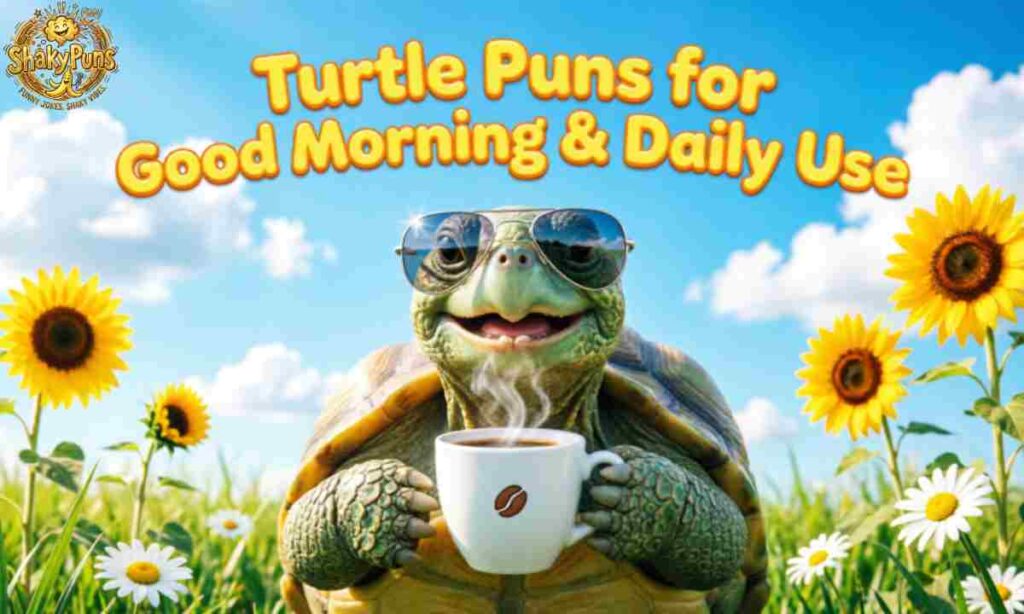 Turtle Puns for Good Morning & Daily Use