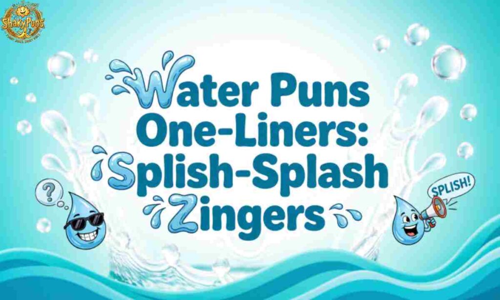 Water Puns One-Liners Splish-Splash Zingers