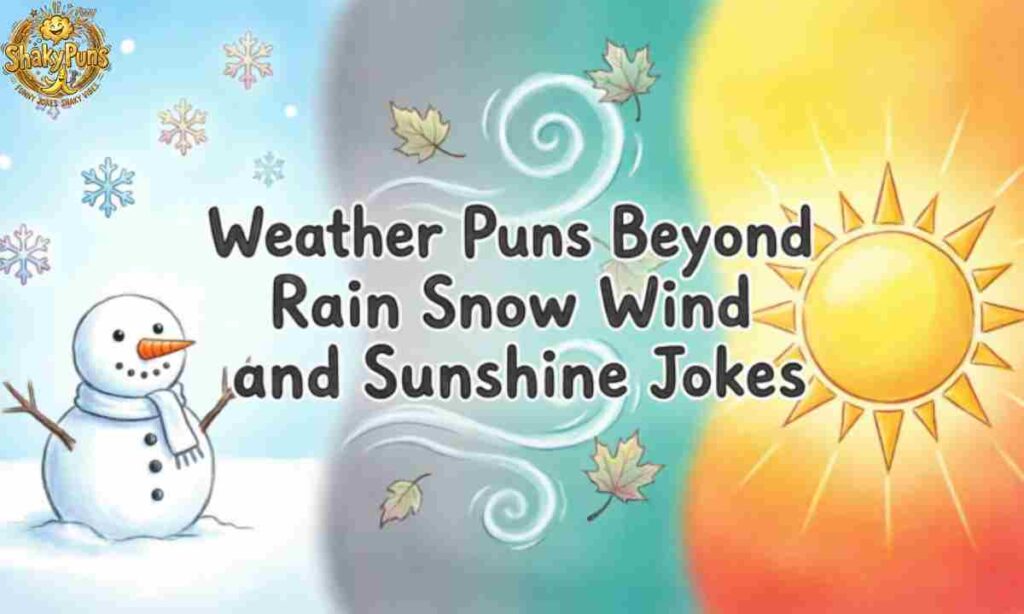Weather Puns Beyond Rain Snow, Wind, and Sunshine Jokes