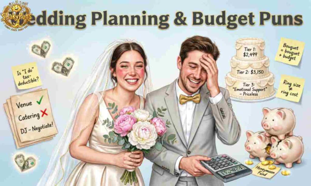 Wedding Planning & Budget Puns