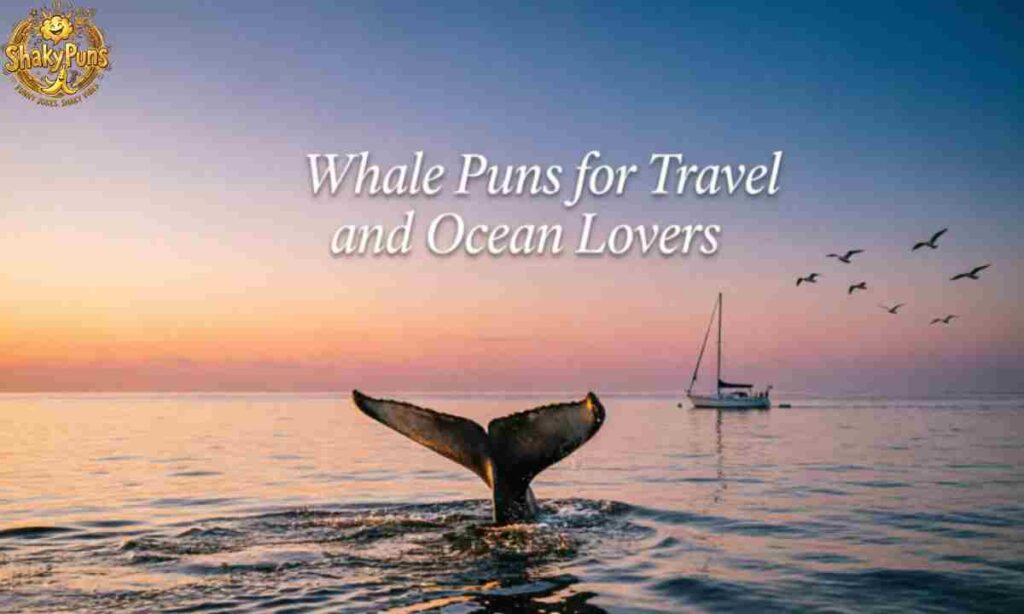 Whale Puns for Travel and Ocean Lovers