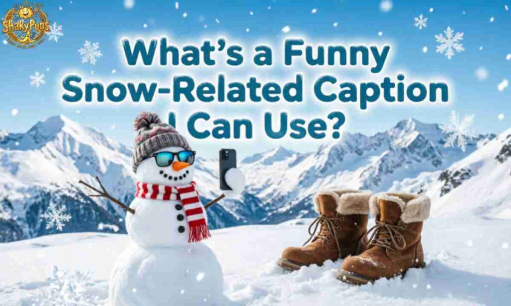 What's a Funny Snow-Related Caption I Can Use