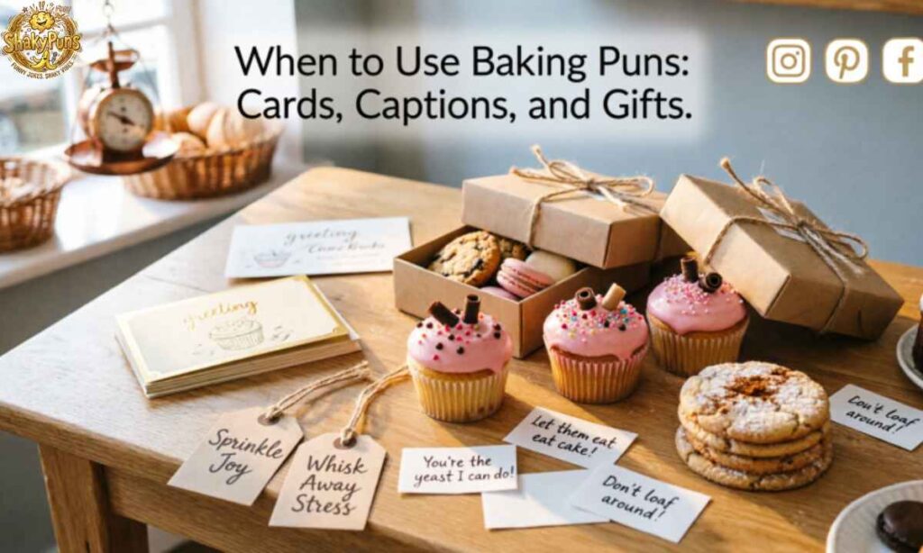 When to Use Baking Puns Cards, Captions, and Gifts