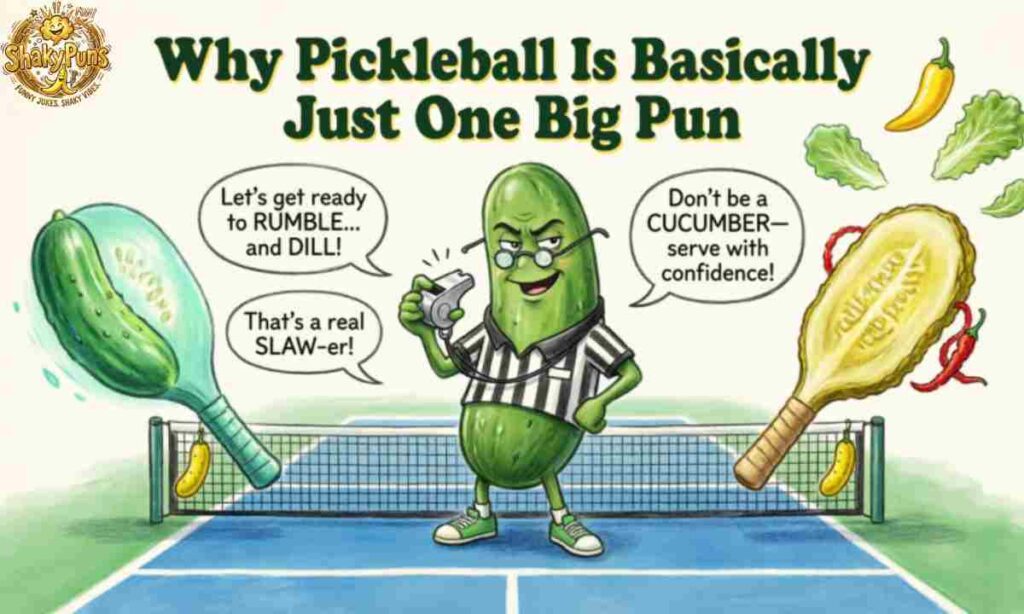 Why Pickleball Is Basically Just One Big Pun