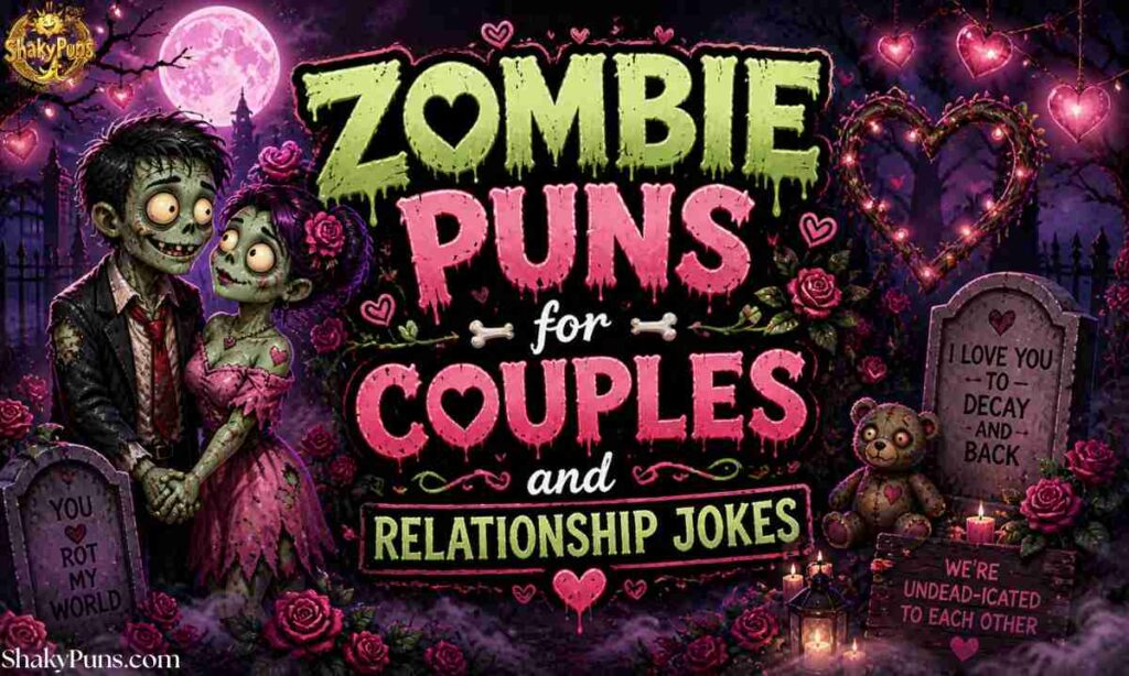 Zombie Puns for Couples and Relationship Jokes
