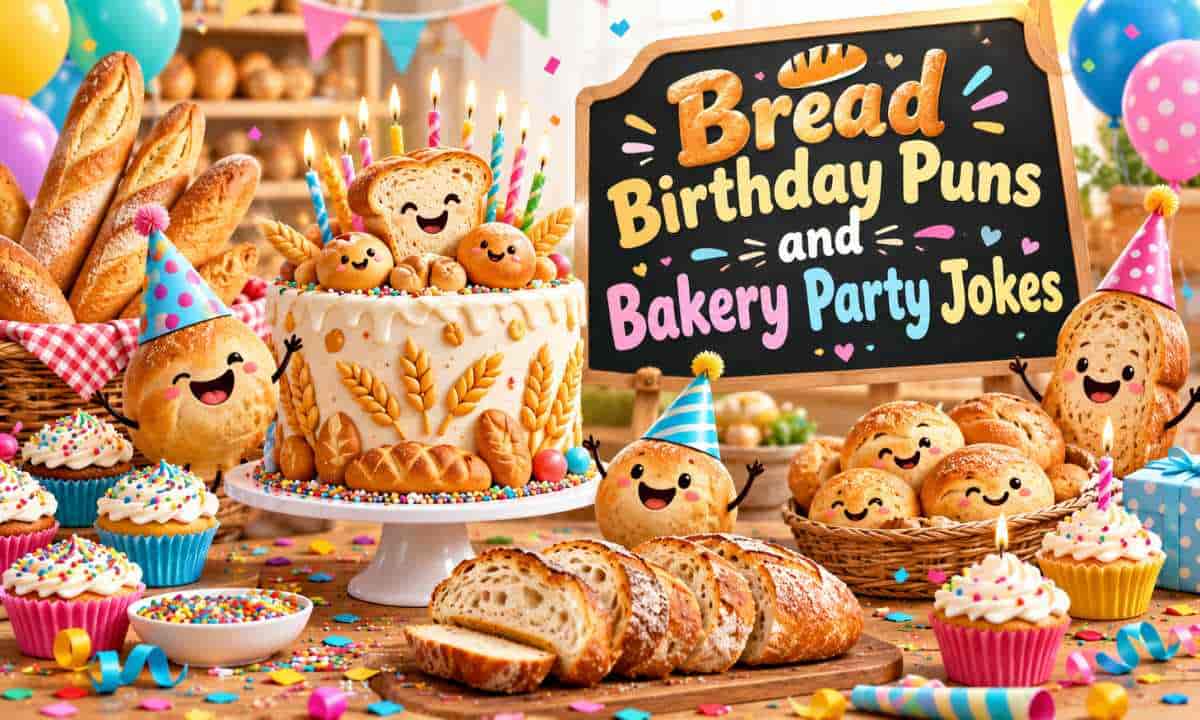Bread Birthday Puns and Bakery Party Jokes