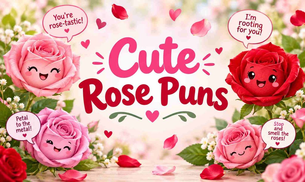 Cute Rose Puns