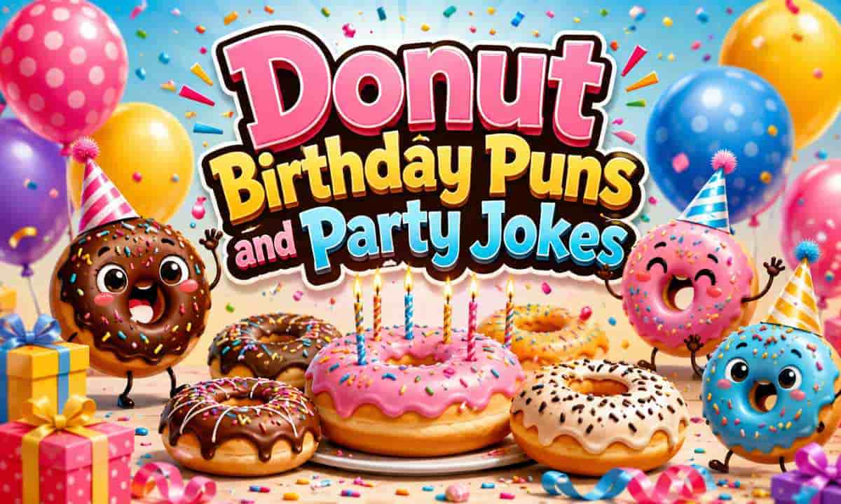 Donut Birthday Puns and Party Jokes