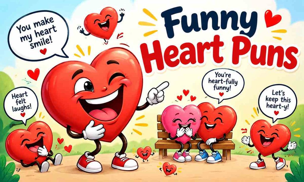 Funny Heart Puns
