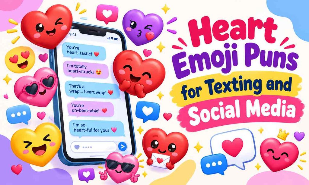 Heart Emoji Puns for Texting and Social Media