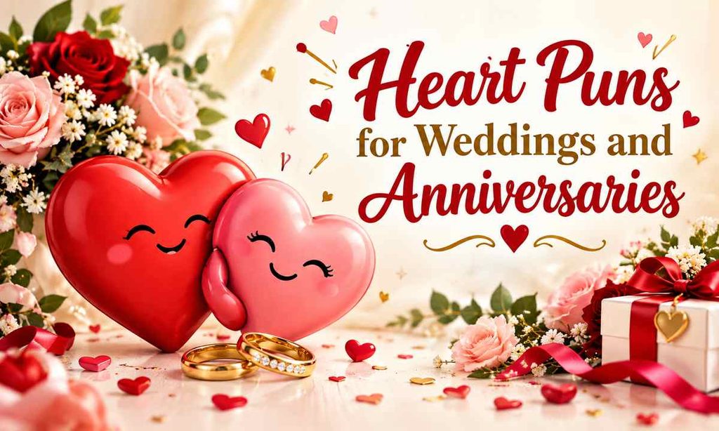 Heart Puns for Weddings and Anniversaries