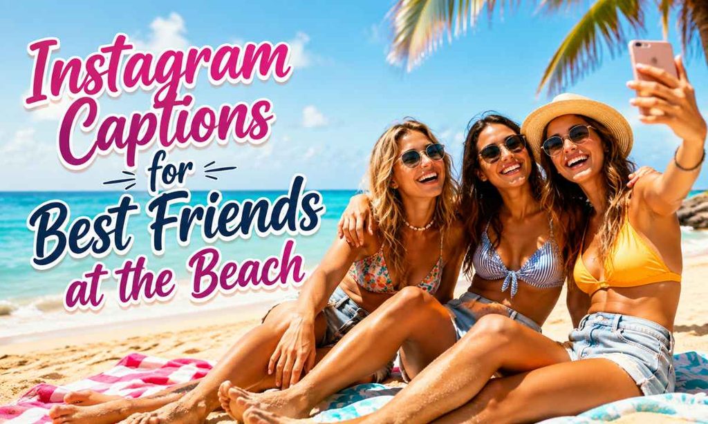 Instagram Captions for Best Friends at the Beach