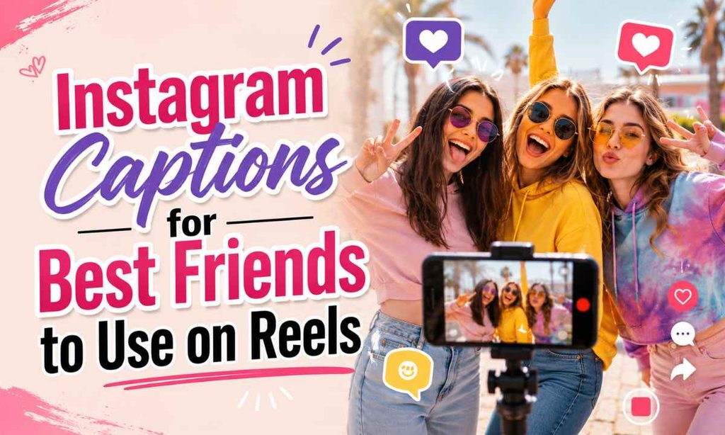 Instagram Captions for Best Friends to Use on Reels