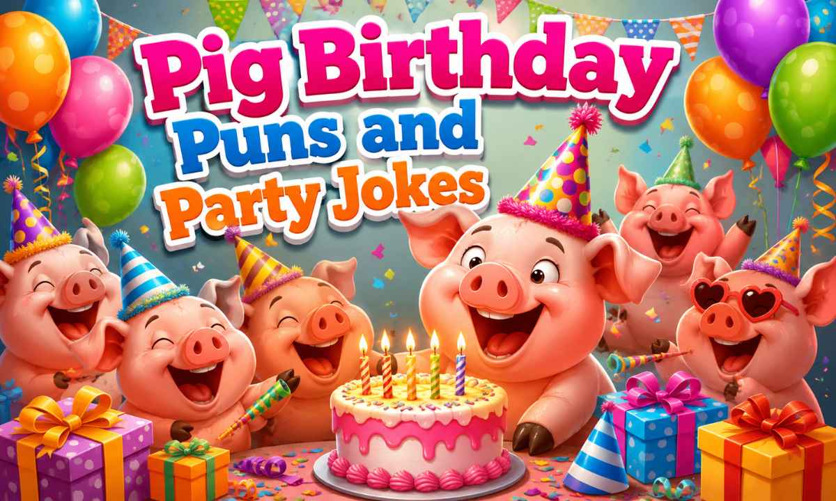 Pig Birthday Puns and Party Jokes