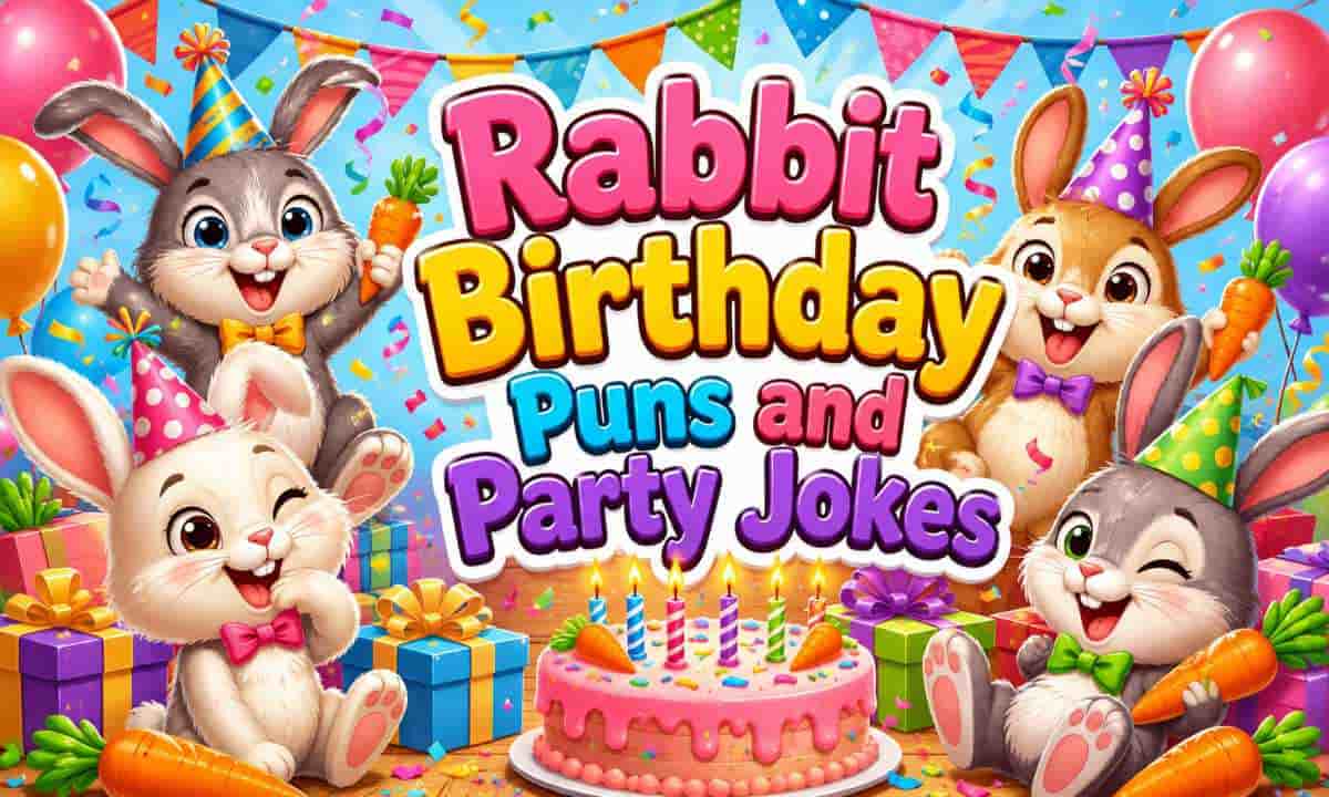 Rabbit Birthday Puns and Party Jokes