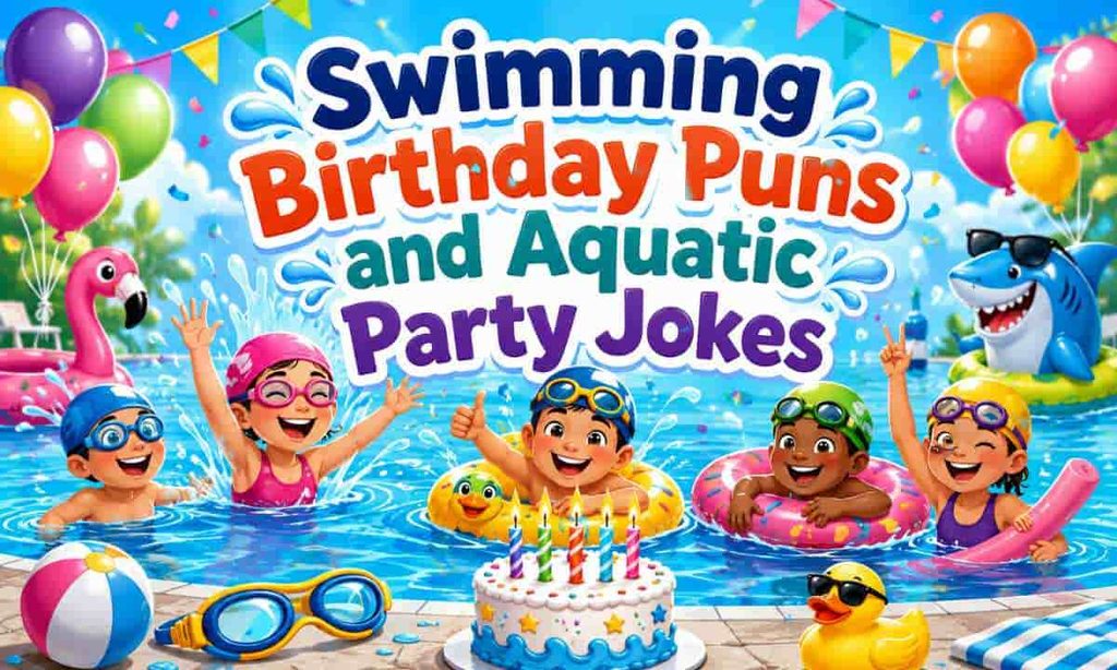 Swimming Birthday Puns and Aquatic Party Jokes