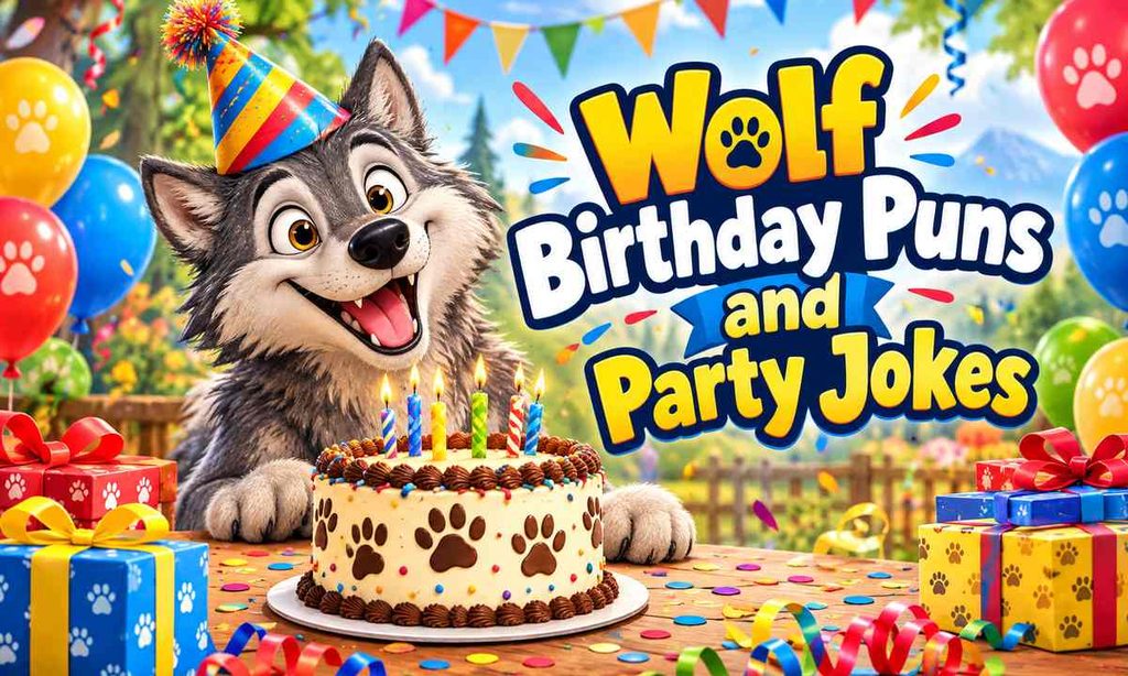 Wolf Birthday Puns and Party Jokes