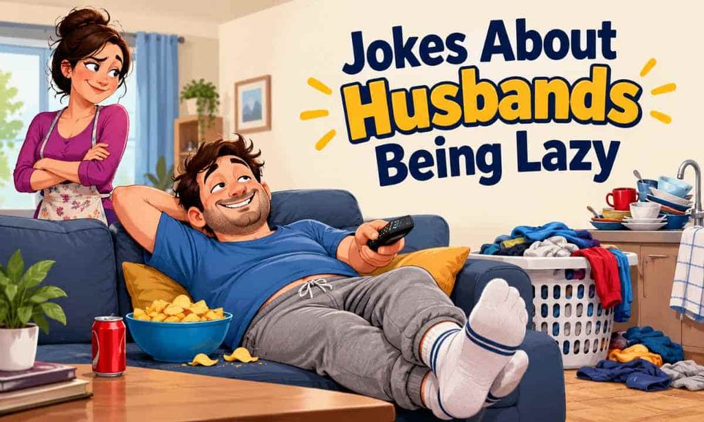 Jokes About Husbands Being Lazy