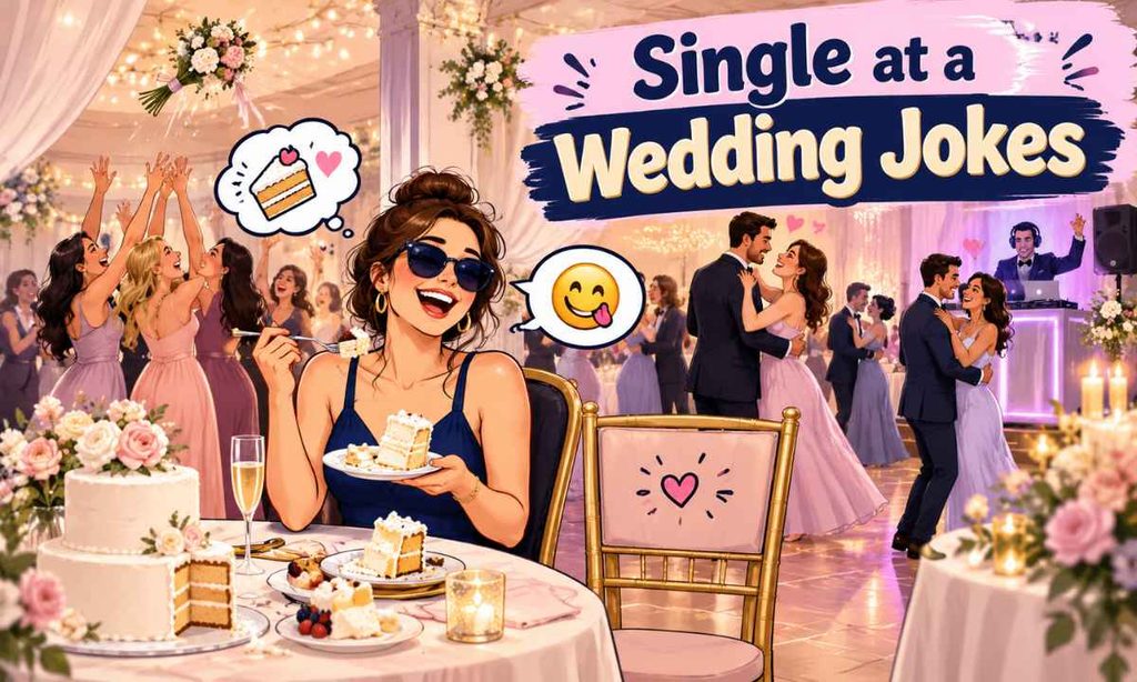 Single at a Wedding Jokes