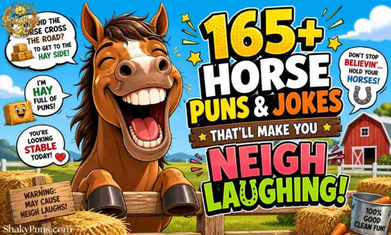 165+ Horse Puns & Jokes Thatβll Make You Neigh Laughing