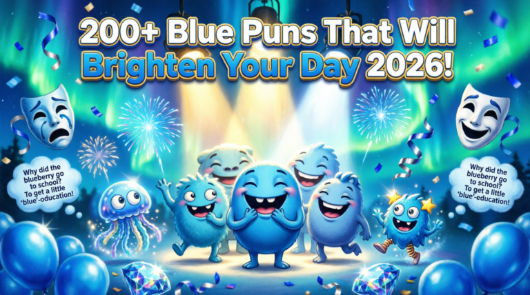 200+ Blue Puns That Will Brighten Your Day 2026