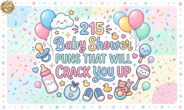 215 Baby Shower Puns That Will Crack You Up