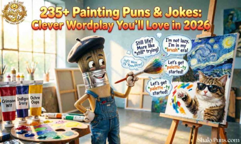 235+ Painting Puns & Jokes Clever Wordplay You'll Love in 2026