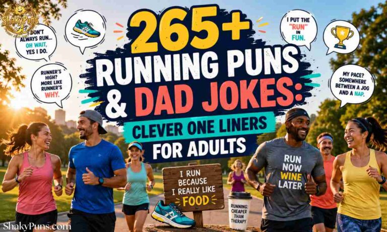 265+ Running Puns & Dad Jokes Clever One Liners For Adults